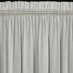 Firana na taśmie 140x270 MELINDA biała z szyfonu z efektem garbowania nie wymaga prasowania - 10