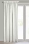 Firana na taśmie 140x270 MELINDA biała z szyfonu z efektem garbowania nie wymaga prasowania - 7