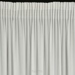 Firana na taśmie 140x270 MELINDA biała z szyfonu z efektem garbowania nie wymaga prasowania - 4