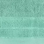 Ręcznik bawełniany 50x90 DAMLA miętowy gładki z subtelną bordiurą 500 g/m2 - 2