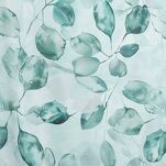 Pościel z mikrowłókna 160x200 VERANO 5 biała miętowa wzór roślinny Design 91 - 2