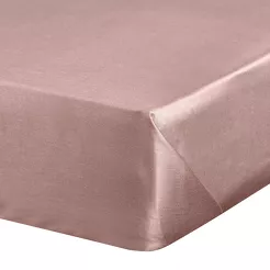 Prześcieradło satyna bawełniana bez gumki DINA pudrowe 160x210 z kolekcji Diva Line