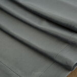 Obrus welwetowy 140x180 MELINDA stalowy wykończony mankietem - 5