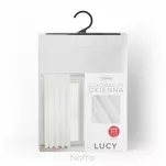 Firana gotowa na taśmie 140x270 LUCY biała z gładkiego woalu - 11