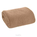 Koc 200x220 BUKLA beżowy jednokolorowy wzór baranka - 3