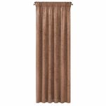 Zasłona na taśmie 140x270 ANISA ciemny róż jednokolorowa z szenilowej tkaniny - 5