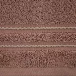 Ręcznik bawełniany 50x90 EMINA ceglany ze stebnowaną bordiurą - 3