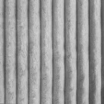 Koc na fotel 70x160 SOFT srebrny puszysty typu flano z wytłaczanym wzorem Design 91 - 6