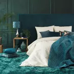 Pościel satynowa 160x200 DINA jednokolorowa gładka kremowa z kolekcji Diva Line - 3