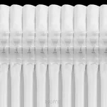 Firana na taśmie 140x270 ROSES 7 Eva Minge biała z szyfonu aplikacja róż 3D - 4