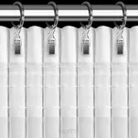 Firana na taśmie 140x270 ROSES 7 Eva Minge biała z szyfonu aplikacja róż 3D - 7