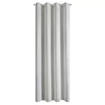 Zasłona na przelotkach 140x270 ABBY naturalna miętowa o strukturze siatki z buklą - 9