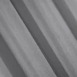 Firana gotowa na przelotkach 140x250 REBECCA jednokolorowa stalowa o strukturze drobnego deszczyku - 2