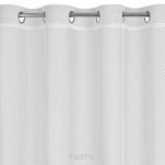 Firana na przelotkach 140x250 ABI biała o strukturze siatki - 4