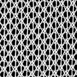 Firana na przelotkach 140x250 ABI biała o strukturze siatki - 3