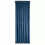 Zasłona na taśmie 135x300 ROSA welwetowa granatowa Design 91 - 15