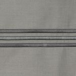 Pościel satynowa 160x200 HAFT 4 srebrna zdobiona srebrnym haftem z kolekcji Premium - 2