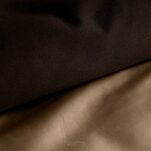 Pościel z makosatyny 160x200 LUNARA brązowa jasny brąz z ozdobnym sznurem pasmanteryjnym - 3