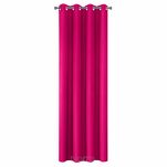 Zasłona na przelotkach 140x250 RITA jednokolorowa amarantowa z miękkiej tkaniny - 7