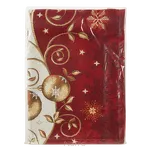 Bieżnik świąteczny 45x140 670 gobelinowy beżowy utkany nicią szenilową - 6