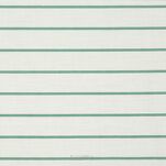 Pościel satynowa 160x200 RAYA biała miętowa w paseczki - 4