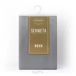 Nakładka welwetowa 85x85 MELINDA stalowa wykończona mankietem - 4