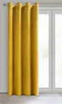 Zasłona  na przelotkach 140x250 ROSA welwetowa musztardowa Design 91 - 9
