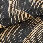 Pościel z makosatyny 160x200 VICTORIA 12 czarna ze złotym geometrycznym i kwiatowym wzorem Limited Collection - 6