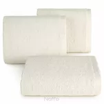 Ręcznik 70x140 EVI Pierre Cardin kremowy zdobiony bordiurą w kolorze ręcznika z logo marki - 4