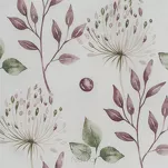 Pościel bawełniana 220x200 SONIA 36 jasny krem z wzorem delikatnym roślinnym - 2