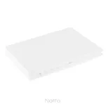 Prześcieradło z satyny bawełnianej z gumką NOVA 3 białe 160x200 - 4