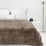Koc futrzany 150x200 TIFANY 1 ciemny beż jednokolorowy puszysty z kolekcji Design 91 - 2