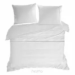 Pościel z makosatyny 160x200 ELEGANT 1A Eva Minge biała z ozdobną kantą i haftem  - 5