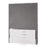 Prześcieradło z satyny bawełnianej z gumką DINA popielate 220x200 z kolekcji Diva Line - 3