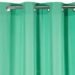 Zasłona gotowa na przelotkach 140x250 ADORE miętowa z jednobarwnej gładkiej tkaniny Design 91 - 6