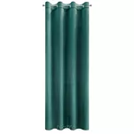 Zasłona na przelotkach 140x250 MELANIE welwetowa ciemny turkus o aksamitnej strukturze - 9