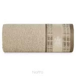 Ręcznik świąteczny 70x140 HOLLY 1 beżowy z żakardową bordiurą z wyhaftowanymi gwiazdkami - 6