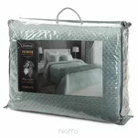 Narzuta welwetowa 220x240 ROSES Eva Minge miętowa z pasem róż 3D - 6