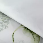 Pościel z mikrowłókna 160x200 BUENA biała zielona wzór kwiatowy Design 91 - 3