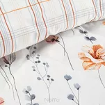 Pościel bawełniana 160x200 LEA 10 biała wzór kwiatowy dwustronna Design 91 - 4