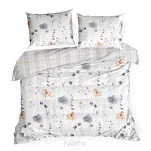 Pościel bawełniana 160x200 LEA 10 biała wzór kwiatowy dwustronna Design 91 - 7