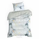 Pościel z mikrowłókna 220x200 VERANO 12 biała stalowa złoty wzór marmurkowy Design 91 - 5