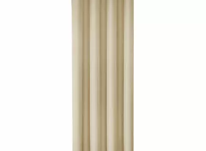 Zasłona na przelotkach 140x250 RITA jednokolorowa beżowa z miękkiej tkaniny