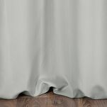 Zasłona na taśmie 140x270 RITA jednokolorowa stalowa z miękkiej tkaniny - 5