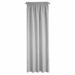 Zasłona na taśmie 140x270 RITA jednokolorowa stalowa z miękkiej tkaniny - 7