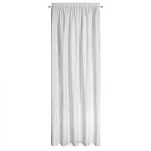 Zasłona na taśmie 140x270 MELANIE welwetowa biała o aksamitnej strukturze - 6