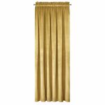 Zasłona na taśmie 140x300 PIERRE welwetowa musztardowa jednokolorowa - 9