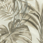 Pościel bawełniana 160x200 NINA beżowa z wzorem efektownych liści z kolekcji Classic - 2