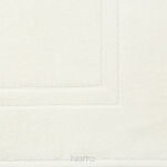 Dywanik bawełniany 50x70 SAMMY kremowy jednokolorowy z wzorem stóp - 3