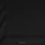 Nakładka welwetowa 85x85 MELINDA czarna wykończona mankietem - 2